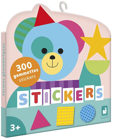 Janod - stickerboek - geometrische vormen - 300 stickers