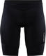 Craft core essence shorts w dames fietsbroek - zwart - zilver