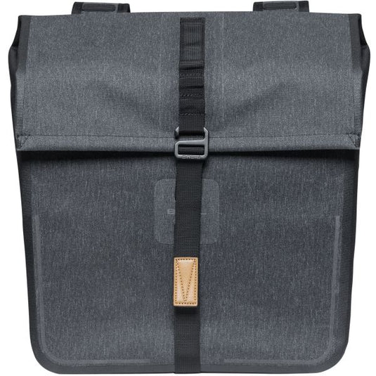 Basil Urban Dry Dubbele Fietstas - Grijs, 50L