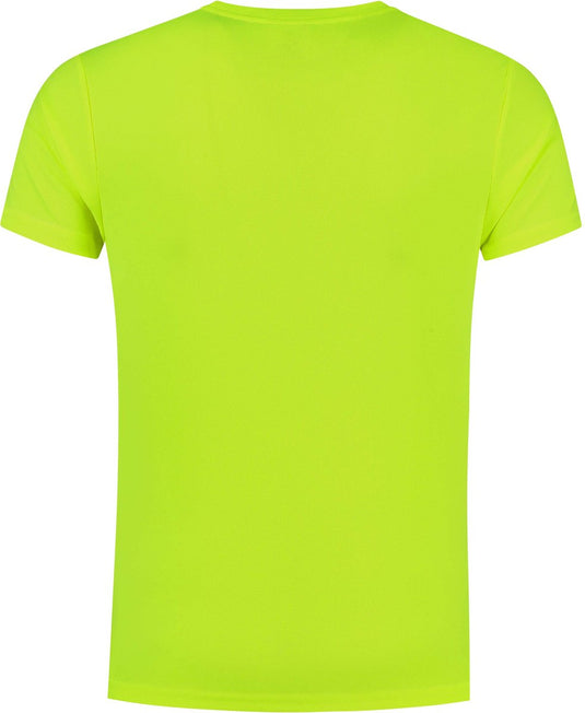 Rogelli promo hardloopshirt heren - korte mouwen - fluorgeel - 128 140
