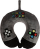 Puckator nekkussen met ophanglus voor kinderen - game over - grijs - polyester - reiskussen voor onderweg