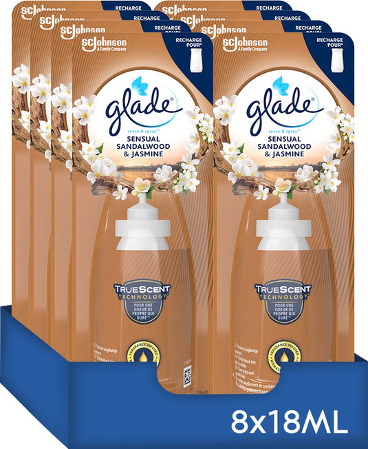 Glade sense spray navul sensual sandalwood jasmin
