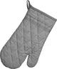 Kela ovenwant, ovenhandschoen, set van 4 stuks, katoen, donker grijs met streep, 31 x 18 cm - | tia
