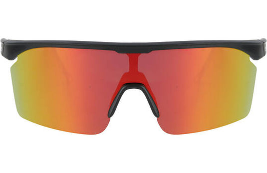 Trivio - fietsbril noa zwart revo rood met extra transparante lens