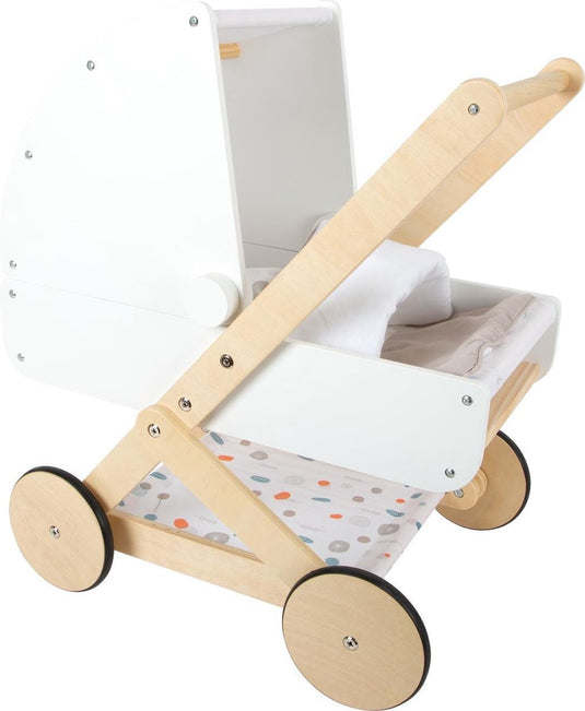Small foot - doll's pram little button