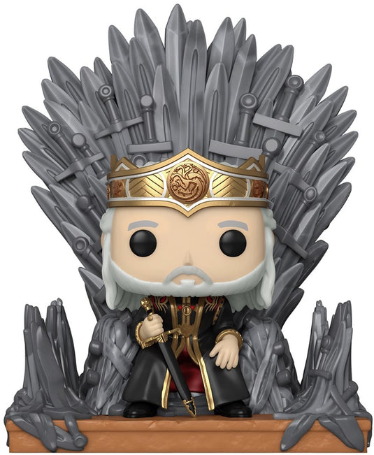 Funko pop deluxe: house of the dragon - viserys on throne - pop