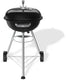 Weber compact kettle - ø 47 cm grillrooster - houtskoolbarbecue - zwart - asopvangschaal - 2 duurzame, weerbestendige wielen - handige dekselhaak - kras- en roestbestendig