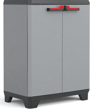 Keter stilo lage kast - 1 plank - 68x39x90cm - donkergrijs zwart