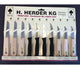Herder h. schilmesjes rvs assortiment
