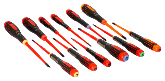 Bahco schroevendraaierset ergo vde 12-delig