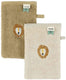 Trixie aura lion washandjes – 2 stuks – biologisch katoen - geschikt voor baby's