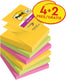 Post-it super sticky z-notes r330-sscarn-p4+2 geel, groen, roze