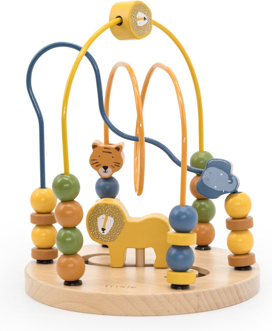 Trixie houten kralenframe - houten bead maze - educatief speelgoed - voor jongens meisjes