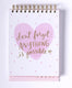 Eccolo notitieblok - spiraal - dont forget - lijn - ca.15x22cm - met tabs - ec-dl637b