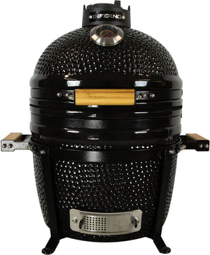 Inferno compact kamado barbecue - grilloppervlakte 34cm 13inch - zwart