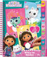 Totum gabby's poppenhuis sticker puzzelboekje inclusief kleurplaten vakantieboek 10 stickerpuzzels - sticker by number vakantie doeboek gabby's dollhouse