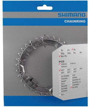 Shimano kettingblad Alivio Y1GM98020 104mm FCM415 zlv 32T