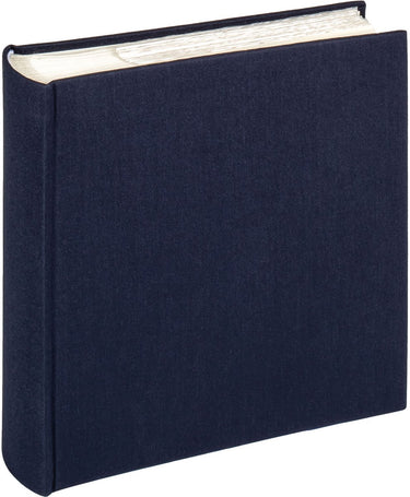 Walther me-510-u cloth - memo insteekalbum - formaat 23 x 22 cm - 200 foto's 10 x 15 cm - donkerblauw