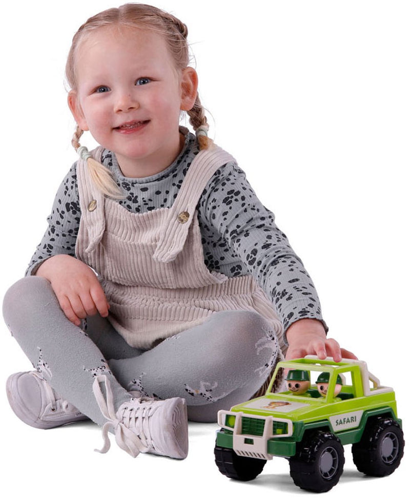 Afbeelding laden in galerijviewer, Cavallino jeep groen met 2 speelfiguren
