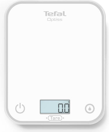 Tefal optiss bc50u0 - digitale keukenweegschaal - wit - compact - max. 5 kg - precisie weegschaal
