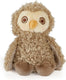 Bunnies by the bay uil knuffel - knuffeldier - blink de uil - geborduurde details - 20 cm - bruin