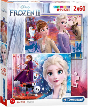 Disney clementoni puzzel frozen 2, 2x60st.