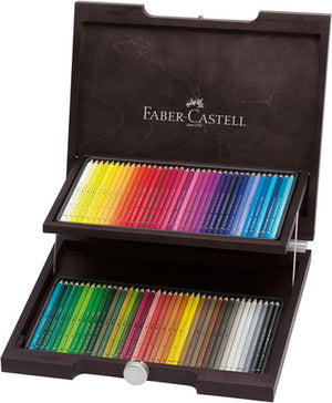 Faber-castell kleurpotlood aquarel - albrecht durer - houten koffer 72 stuks - fc-117572