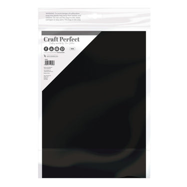 Craft perfect by tonic studios craft perfect • smooth card a4 240g jet black 5pcs