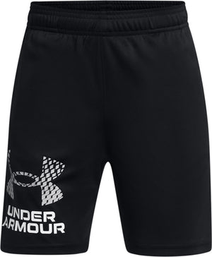 Under armour ua tech logo shorts jongens sportbroek - zwart