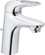 Grohe eurostyle new wastafelkraan - medium uitloop - met trek-waste - waterbesparend