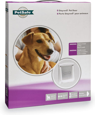 Petsafe 740 hondenluik - wit transparant - medium - 35 x 26,5 cm
