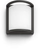 Philips led philips samondra wandlamp - ultra efficient - antraciet - 3,8w