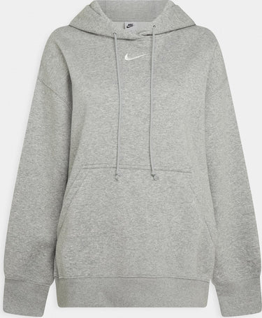 Nike w nsw phnx flc os po hoodie dames sporttrui - grijs - maat xs