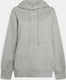 Nike w nsw phnx flc os po hoodie dames sporttrui - grijs - maat xs