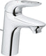 Grohe eurostyle new wastafelmengkraan - lage uitloop - met trekwaste
