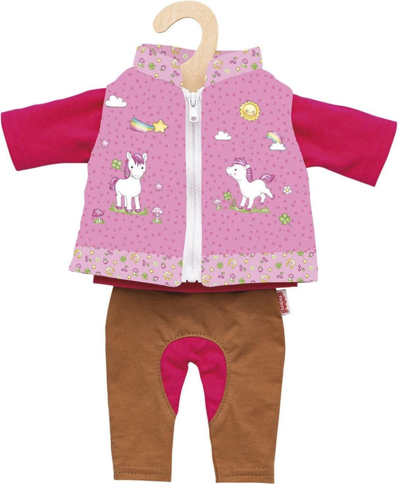 ギャラリービューアに画像をロードする, Heless poppenoutfit paardrijden - eenhoorn, 28-35 cm
