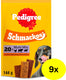 Pedigree hondensnacks - schmackos multimix - 9x20 stuks
