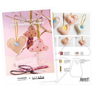 Https: www.cchobby.nl ansichtkaart-fleur-uw-kerst-op-met-prachtige-patchworkhangers-a5-vel-14-8x21-cm-1-stuk