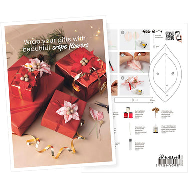 Http: www.cchobby.nl ansichtkaart-cadeaus-in-rode-verpakking-met-crepe-bloem-a5-vel-14-8x21-cm-1-stuk