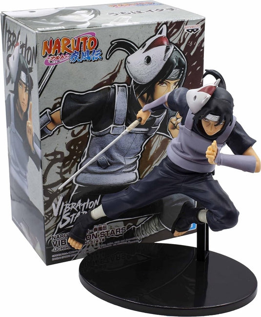 Banpresto co., ltd. naruto shippuden - vibration stars - uchiha itachi ii statue 16cm