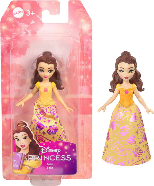 Disney princess belle core small doll, kleine pop, vrouw, 3 jaar, jongen meisje, 95,4 mm, 50 g