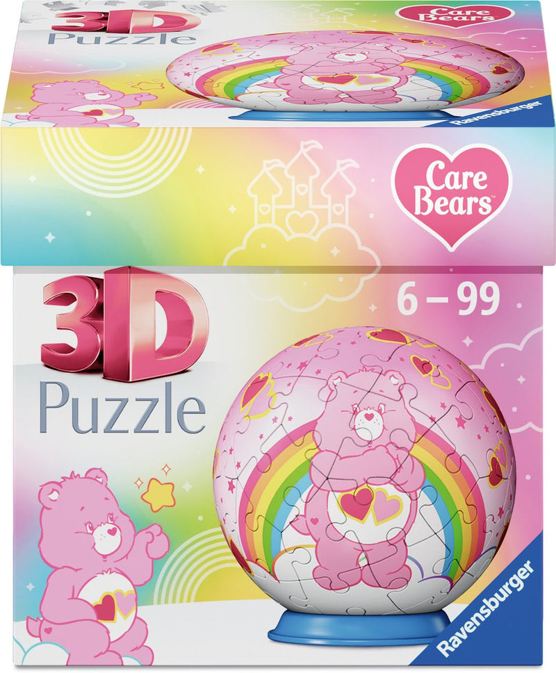Afbeelding laden in galerijviewer, Ravensburger – care bears: love-a-lot bear – 3d puzzle-ball – 55 stukjes
