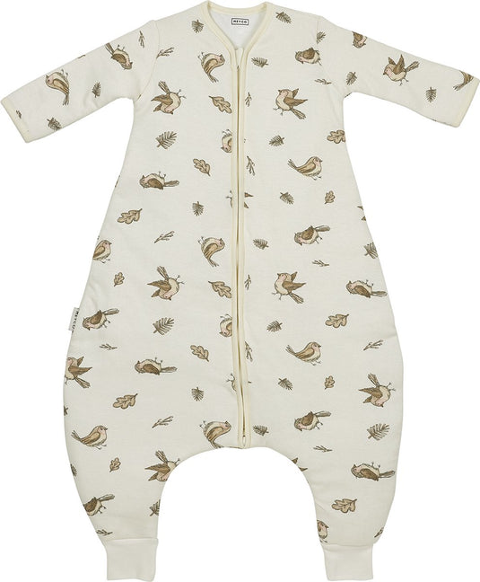 Meyco baby robin baby winter slaapoverall jumper met vaste mouw - multicolour - 104cm - 2.5 tog