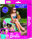 Barbie opblaasbare stoel 35x62 cm roze blauw