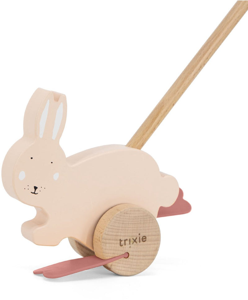 Chargez l'image dans la visionneuse de la galerie, Trixie houten duwstok - mrs. rabbit - kinder speelgoed - vanaf 1,5 jaar - voor jongens en meisjes - fsc
