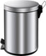 V-part - pedaalemmer 5 liter - stainless steel - mat rvs - prullenbak