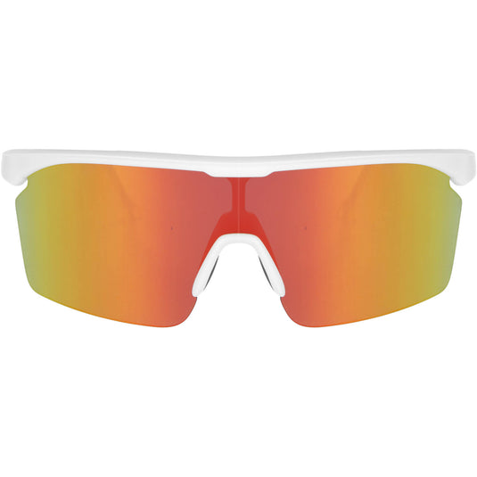 Trivio - fietsbril noa wit revo rood met extra transparante lens