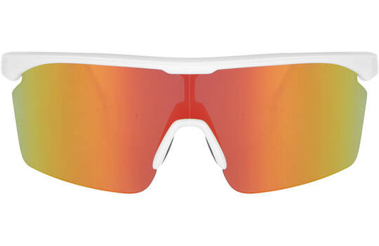 Trivio - fietsbril noa wit revo rood met extra transparante lens
