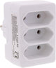 Q-link verdeelstekker - 3-voudig - domino - euro - wit
