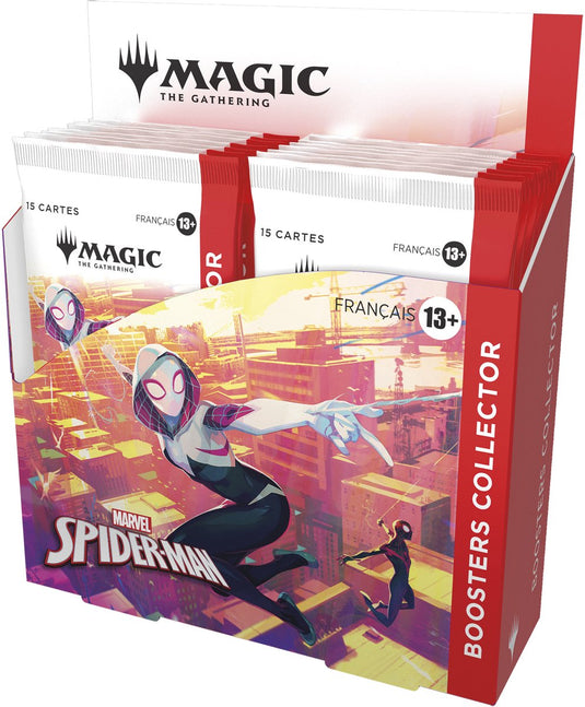 Wizards of the coast llc magic: the gathering - display de boosters collector marvel spider-man (12 boosters) - fr